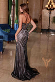 Nox Anabel C1632 Applique Tulle Gown Lace-Up Back Dress