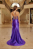 Nox Anabel C1831 Fitted Shimmer Jersey Rhinestone Embellishment Prom Gown