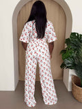 Cherry Pop Wide-leg Set