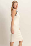 Ribbed Sleeveless Dress