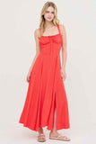 Boned Tie-back Dress