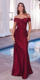 Ladivine CD325 Dress | Cinderella Divine CD325 - Burgundy