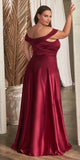 Ladivine CD325 Dress | Cinderella Divine CD325 - Burgundy