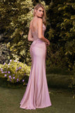 Ladivine CD380 Dress Fitted Hot Stone Corset Bodice Gown
