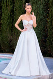 Ladivine CD389W Timeless A-Line Fairytale Bridal Gown