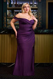 Ladivine CD790C Dress Off the Shoulder Stretch Spandex Curve Gown