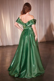 Ladivine CD801 Luxurious Organza Off The Shoulder Ball Gown