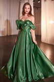 Ladivine CD801 Luxurious Organza Off The Shoulder Ball Gown