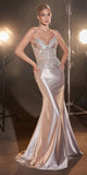 Ladivine CDS450 Dress | Cinderella Divine CDS450 - Silver