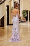 Nox Anabel D1574 Radiant Full Sequin Long Prom Dress with Semi Train