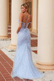 Nox Anabel D1578 Sequin Embroidery Plunged Neckline Mermaid Dress