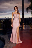 Nox Anabel D1764 Semi Sweetheart Plunging Neckline Prom Gown