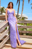 Nox Anabel E1710 Long Dress Fully Beaded Flower Design Sequin Applique A Slit