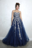 Eureka EK115 A-line Ball Gown With Embroidery Lace Detailing