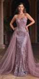 Ladivine J858 Dress | Cinderella Divine J858 - Dusty Mauve
