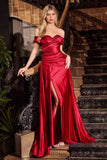 Ladivine J880 Dress Off The Shoulder Fitted Gown