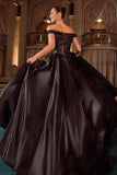 Ladivine J885 Off Shoulder Layered Organza Ball Gown