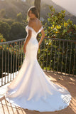 Nox Anabel JW979 Long Sweetheart Off Shoulder Wedding Mermaid Dress