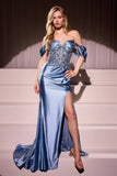 Ladivine KV1121 Dress Off the Shoulder Sweetheart Fitted Prom Gown