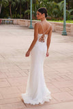 Nox Anabel R282-1W Mermaid Long Wedding Dress Corset Open-Back