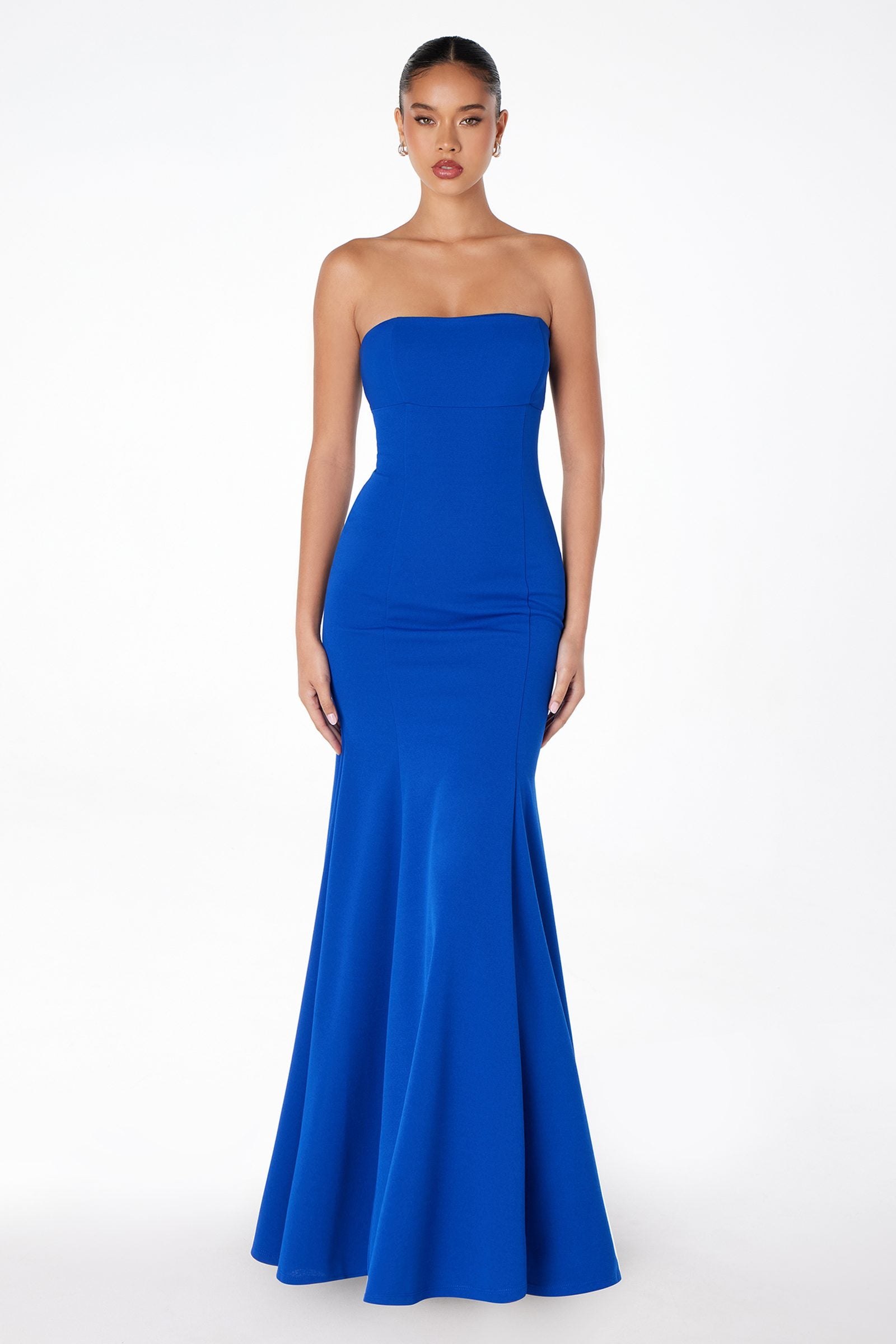 Astee T2010 Fitted Strapless Mermaid Gown