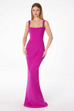 Astee T3000 Classic Modest Fitted Gown with Back Leg Slit