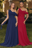 Amoris T716 One Shoulder Chiffon A-Line Evening Dress