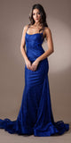 Amelia Couture TM1014 Dress - Royal Blue
