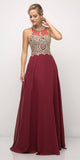 Cinderella Divine UJ0120 - burgundy/gold