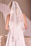 Ladivine V006 Wedding Veil - Pearl Drops Fingertip Veil