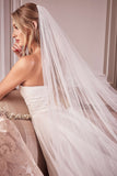 Ladivine V008 Wedding Veil - Pearl Drops Royal Veil