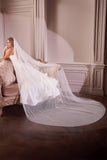 Ladivine V008 Wedding Veil - Pearl Drops Royal Veil