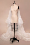 Ladivine V011 Wedding Veil - Couture Ruffle Edge 2-Tier Veil