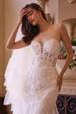 Andrea & Leo WL033 Dress Strapless Mermaid Bridal Gown & Sleeves
