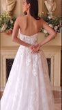 Ladivine WL034 Wedding Dress Lace A-Line Ball Gown
