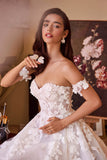Andrea & Leo WL039 Dress Strapless Floral Lace Bridal Ball Gown