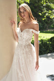 Andrea & Leo WL057 Wedding A-line Gown Off Shoulder