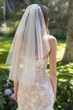 Andrea & Leo WL062 Fit and Flare Strapless Wedding Gown Includes Veil