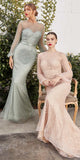 Andrea & Leo A0997 - Sage Green and Blush