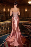Ladivine KV1132 Strapless Fitted Sweetheart Neckline Evening Gown