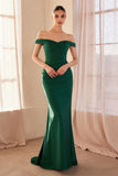 Ladivine Amoris T402 Dress Off the Shoulder Fitted Gown