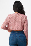 La Scala 10880 Long Sleeve Lace Jacket