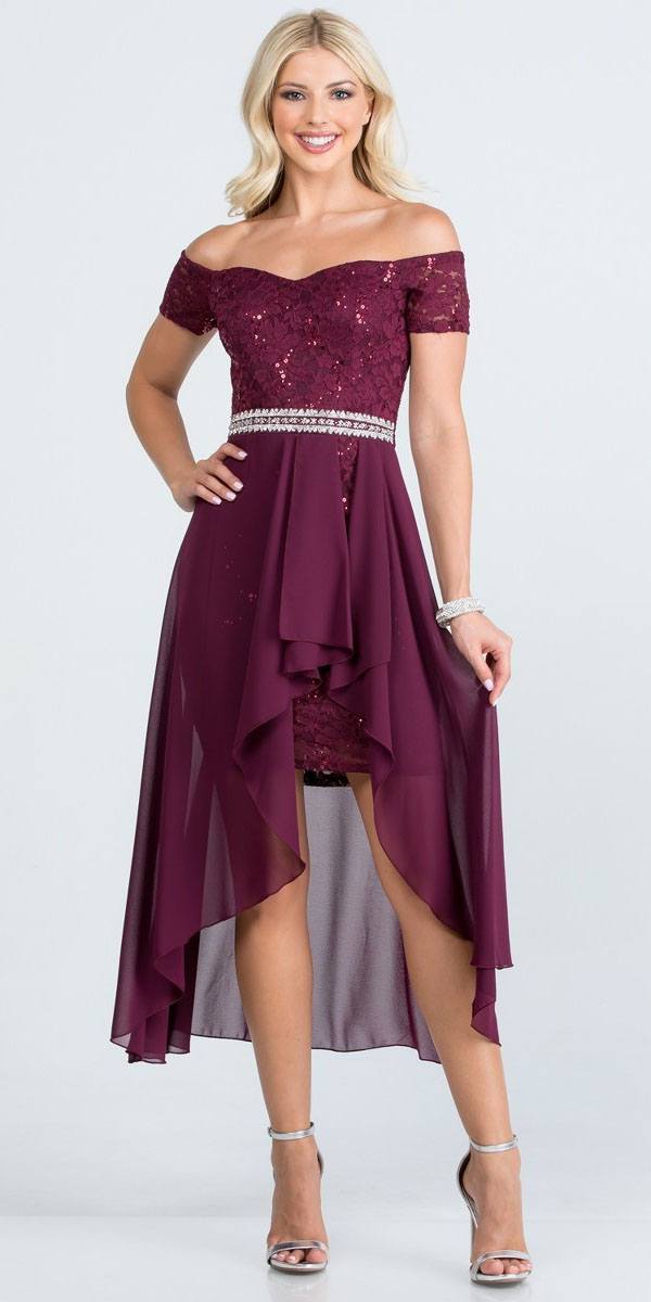 La Scala 25503 Dress - Burgundy