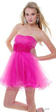 CLEARANCE - Cinderella Divine 414 Short A-Line Tulle Dress (Size 6)