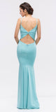 Mint Sweetheart Neckline Mermaid Satin Prom Gown with Cut-Out