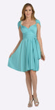 Poly USA 7020 Short Convertible Jersey Dress Aqua 20 Different Looks