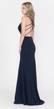 Poly USA | Ed Young 8468 Long Dress with Strappy Open-Back