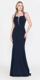 Poly USA | Ed Young 8468 Long Dress with Strappy Open-Back