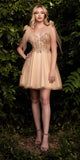 Cinderella Divine CD0174 Dress - Champagne