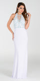 Poly USA 7378 Special Occasion Long Dress Halter Strap